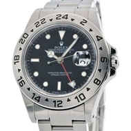 ROLEX勞力士 Explorer II 16570 No. U Normal Operation 拋光黑色錶盤 黑色錶盤 40mm With Box 自動上弦