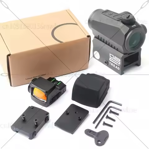 **Tactical R5 1x20mm Red Dot Sight 2 MOA Compact Hunting Rifle Optic Shooting Shockproof Waterproof 