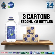 DESA Mineral Water (5500ml x 2 Bottles x 3 Cartons)
