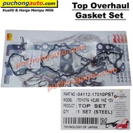 STEEL Engine Top Overhaul Gasket Set - Toyota Landcruiser Land Cruiser HJZ80 4.2 HJ 1HD - T 12V HDJ1