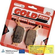 Rear Brake Pads Yamaha Fazer FZ 600 800 1000 GOLDfren 021 F0172