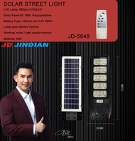 JD ของแท้ 100% JD-3618 SolarLight  ไฟถนนพลังงานแสงอาทิตย์  โคมไฟถนนโซล่าเซล  ลูกปัดโคมไฟขนาดใหญ่ ส่องสนาม แสงขาว IP67