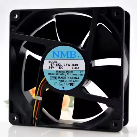 3-wire Frequency Converter Cooling Fan NMB 4715KL-05W-B49 24V 0.46A 12038 12CM