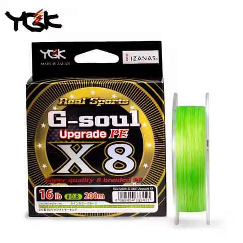 YGK G-SOUL X8 100% Original Upgrade Fishing Line Super Strong 8 Strands Multifilament PE line 150M 2