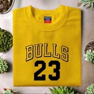 BULLS 23 Premium Quality Cotton tshirt Unisex