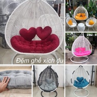 Egg swing mattress, teardrop rattan swing cushion in many sizes