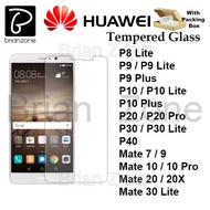HD Clear Tempered Glass Huawei P8 P9 P10 P20 P30 P40 Mate 7 9 10 20 20x 30 Lite Plus Pro