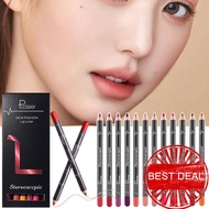 Set Waterproof Lip Liner Pencil Long Lasting Non-stick Lipstick Lip Tint Makeup Cup C4m3