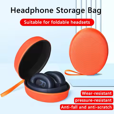 Portable EVA Hard Carrying Case for QCY H3/H4/Edifier/Sony WH-1000XM4 for Beats Studio Pro Anti-scra