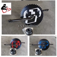 Crank BMX 44T Full Set BMX Bicycle BMX Crank Set