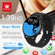 OLEVS Smart Watch Jam Tangan Lelaki Perempuan Original Temperature Blood Oxygen Monitoring Bluetooth