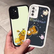 Case for Samsung Galaxy A15 A24 A54 A14 A16 5G Silicone Case H-57 Cute Rilakkuma