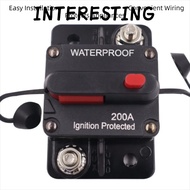 INTERESTING Circuit Breaker Switch, Overcurrent Protection Metal Circuit Breaker, Voltage Protection