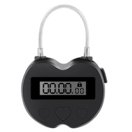 Smart Time Lock LCD Display Time Lock Multifunction Travel Electronic Timer, Waterproof USB Recharge