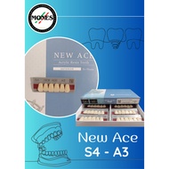 New Ace Pontics Acrylic Resin Teeth {S2: A2, A3, A3.5 - S3: A2, A3, A3.5 - S4: A2, A3, A3.5}