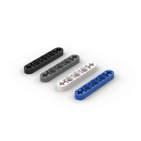 MOC 10PCS Puzzle Particle 11478 Liftarm Building Blocks Kit High-Tech Thin 1x5 Axle Holes Brick Toys