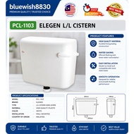 TECHPLAS Elegen Flush Low Level Plastic Flush Cistern Toilet Cistern Set Tandas Kotak Jamban Kotak 9