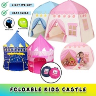 ~SHIP FROM KL~ Kids Play Tent Castle Large Teepee Tent for Kids Princess Castle Play Tent Portable Kids PlayTent