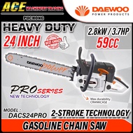 DAEWOO PRO SERIES 24" Chain Saw Gasoline Chainsaw 24 inch Heavy Duty 2 Stroke DACS24PRO