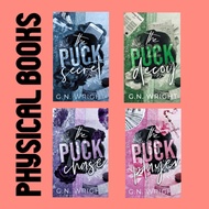 G.N. Wright Fairfield U (4 book series) The puck secret, The puck decoy, The puck chase, The puck pl