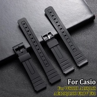 12/14/16/18mm/20mm/22mm Silicone Rubber Strap for Casio W800H A158/168 AE1200/1300 F91W F84 Watchban