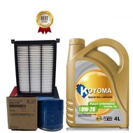KIA SPORTAGE QL 2.0 (P) 15y-19y HYUNDAI TUCSON TL 16y-20y OIL FILTER+ AIR FILTER+ KOYOMA 0W20 FULLY 