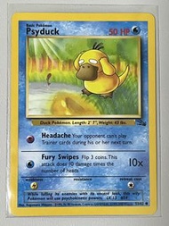 Pokemon Card PTCG English Vintage 1999-2000 Pokemon Fossil - Psyduck (53/62) 寶可夢 初代 舊卡 美版 傻鴨