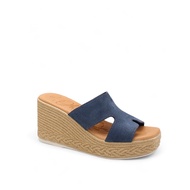 OH! MY SANDALS Wedgy Suede Slip On OS-5223