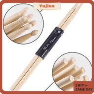 YUJINX Drumsticks, Maple Wood Pairs Maple Drumsticks, Durable 5A/7A Elegant Premium Practice Drumsti