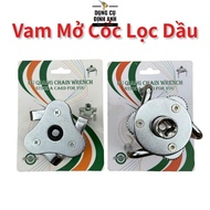 Oil filter opener, Oil filter cup remover, Oil filter opener with 3 round legs, flat feet