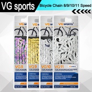 VG Sports Bicycle Chain 8/9/10/11 Speed Silver Gold MTB Mountain Road Bike Cycling Parts