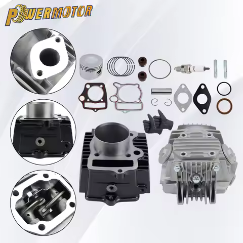 110cc Motorcycle Cylinder Barrel Head Piston Kit For Italika FT110 XT110 AT110 ATV DirtBike Motocros