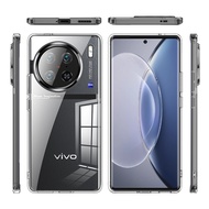 For VIVO X90 Pro + X90 X80 X70 Vivo X90 5G 2023 Phone Case Shockproof Transparent TPU Bumper Luxury 