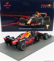Red Bull RB16B Monaco Winner Max Verstappen Spark 1:18