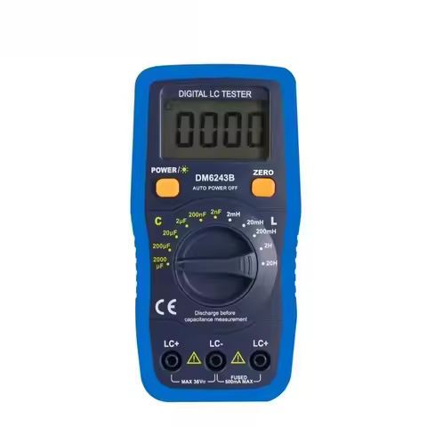 Capacitance, Capacitance Multimeter, Inductor Multimeter Digital Capacitance Inductor Meter DM6243B 