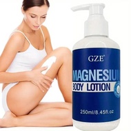 GZE Magnesium Body Lotion - 250ml8.45fl.oz，Deep Moisturizing，Excluding，Vitamin E and glycerin，Suitab