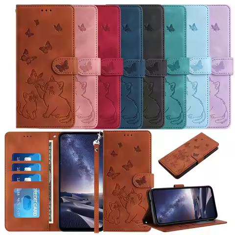 Leather Wallet Flip Case For Huawei Magic8 Pro Magic7 Lite P50 P40 Lite P30 P20 P10 Plus P9 P8 Lite 