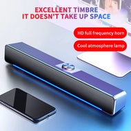 Wired Bluetooth-compatible Speaker Surround Soundbar Computer Speakers Stereo Subwoofer Sound Bar For Laptop PC Theater Aux