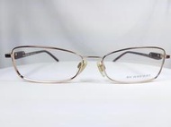 『逢甲眼鏡』BURBERRY 光學鏡框 全新正品 溫暖棕色 金屬框 極輕舒適【B1010 1011】