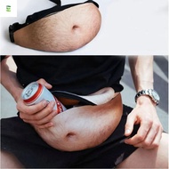 LUOLVTH Funny Pack,  Belly Creative Belt Bag, Pop Funny Storage Bag Men