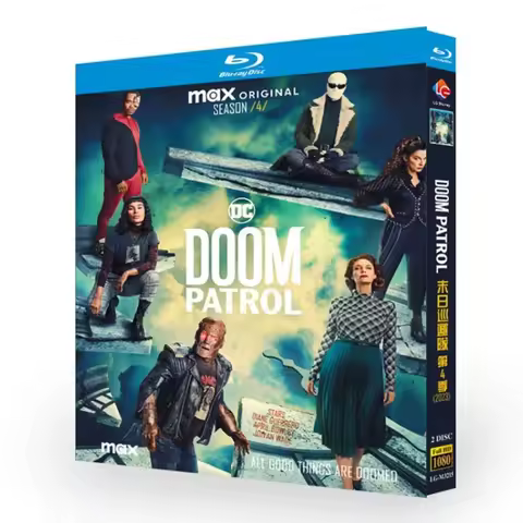 Doom Patrol Season 4 (2022) 3-Disc 1080P HD All Region Blu-ray Disc DVD