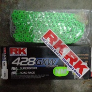 RK 428GXW-132L XW-RING CHAIN (GREEN)