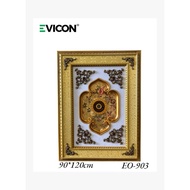 VICON ORNAMEN LAMPU BESAR 90x120cm / ORNAMEN PLAFON PVC / ORNAMEN