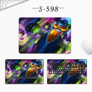 Dell Latitude E7470 ACD Top Keyboard Bottom PVC Vinyl Laptop Skin Sticker Notebook Decal Removable S