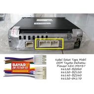 OEM Car Tape Socket Cable Toyota Daihatsu Pioneer KEH-M3937 86120-BZ020 86120-BZ120 86180-BZ380 8612