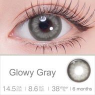 [0.00-6.00] Magister คอนแทคเลนส์ Glowy Series แว่นตาสายตาสั้น คอนแทกขยายรูม่านตา Glowy Brown Lens 14