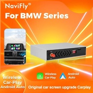 NaviFly OEM Screen Upgrade Wireless+Wired CarPlay Box For BMW E60 E70 E71 F20 F21 F22 F30 F31 F34  F
