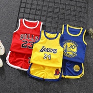 [ZY] 70-150cm Ready Stock Children's Casual Vest Suit Quick-Drying Sports Suit Baby Fashion All-Matc