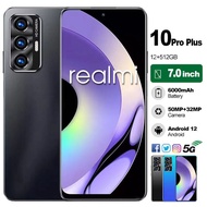 2023Realmi 10 Pro Plus12Ram + 512GB Screen 7 inch 50MP Full HD Camera Good Internet Smartphone 5G  6000mAh Promotion Cheap Smartphone Dual SIM Dual Standby Games Listen to Music
