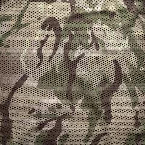 Lightweight British Forces Pattern MTP Camouflage Mesh Fabric Four-colour Woodland DPM Mesh Cloth Ba